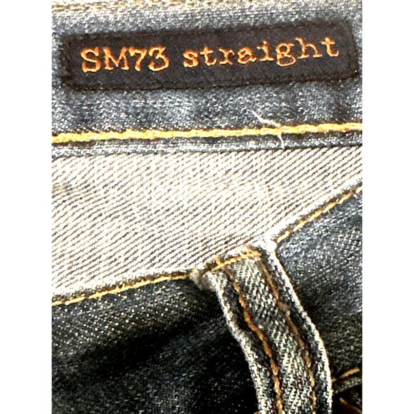 Seven7 Vintage Flared Jeans Floral Paisley Bell Bottom Design Leg Inserts Sz 32 - Picture 8 of 16